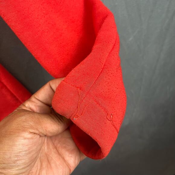 Women's Small Heavyweight Burton Fleece Performance Hood Jacket Red Full Zip Y2K - Picture 5 of 16